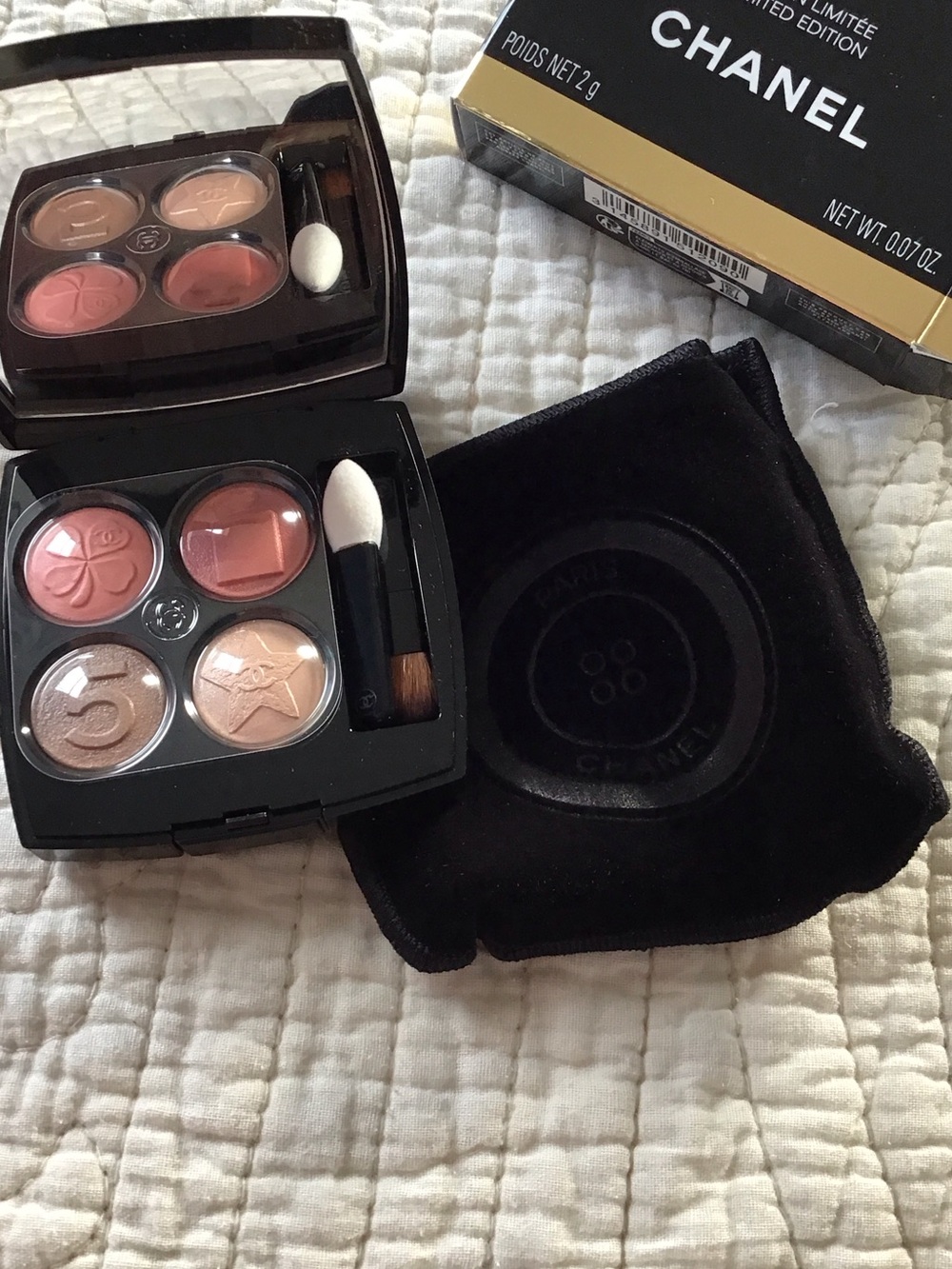 New Fall CHANEL Les 4 Ombres Boutons #209 Mademoiselle Eyeshadow Palette